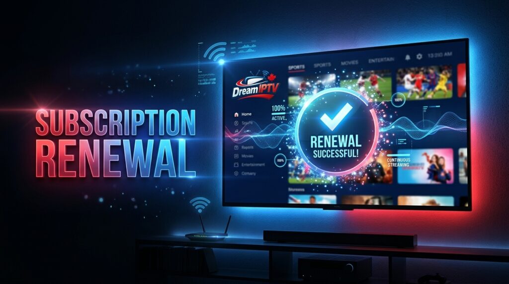 DreamIPTV renew: renew your IPTV subscription